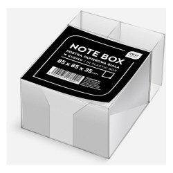 Kostka papierowa Interdruk - biały 85 mm x 85 mm x 35 mm (KOSPAPBKUBD)