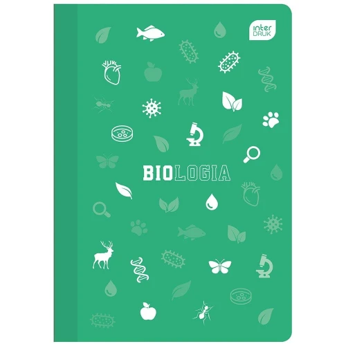 Zeszyt tematyczny Interdruk Biologia A5 60k. 70 g krata