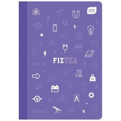 Zeszyt tematyczny Interdruk fizyka A5 60k. 70 g krata