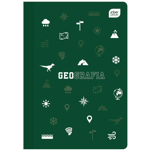 Zeszyt tematyczny Interdruk Geografia A5 60k. 70 g krata