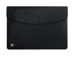 Teczka plastikowa na zatrzask Oxford Urban A4 kolor: czarna (400147024)