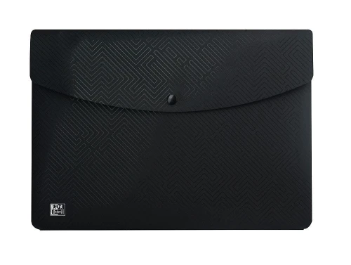 Teczka plastikowa na zatrzask Oxford Urban A4 kolor: czarna (400147024)