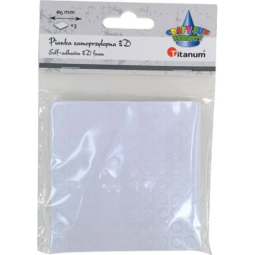 Plaster samoprzylepny Titanum Craft-Fun Series pianka 3D 5 mm (29003)