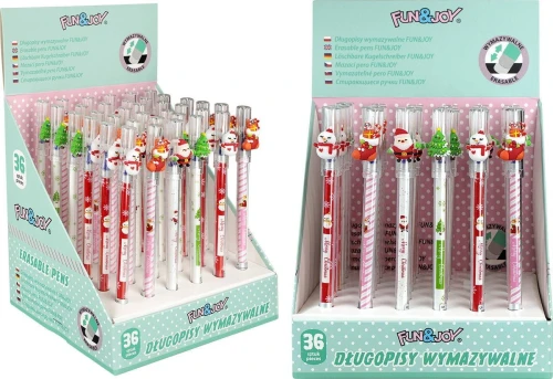 Długopis wymazywalny Fun&amp;Joy CHRISTMAS