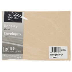 Koperta Galeria Papieru b6 nature ciemnobeżowy k B6 - beżowy 125 mm x 176 mm (280820)