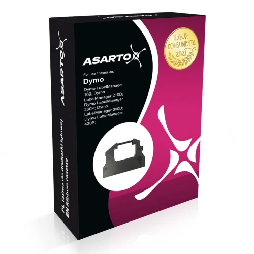 Taśma Asarto do DYMO D9/7/BK/G | S0720740 |  black/grey