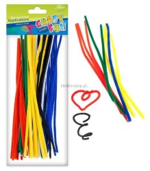 Drucik (400142) k:150-55 Craft Fun drewniana drucik kolor: mix 300 mm 50 szt (291065)