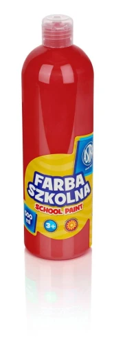 Farby plakatowe Astra kolor: czerwona 500 ml 1 kol.