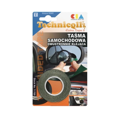 Taśma dwustronna Technicqll dwustronna samochodowa 19 mm 1,5 m (T-709)