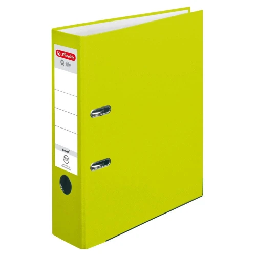 Segregator dźwigniowy Herlitz Q.file A4 Zielony 80 mm (50022489)