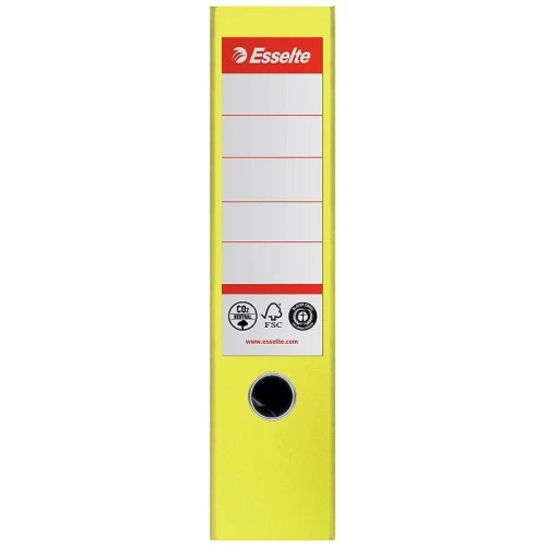 Segregator dźwigniowy Esselte No.1 neutralny pod względem emisji CO2 A4 żółty 75 mm (627566)