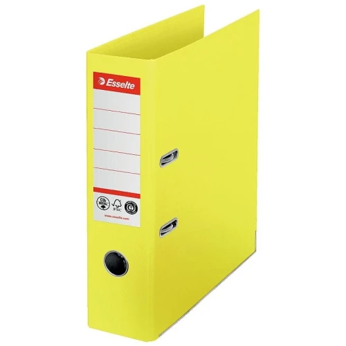 Segregator dźwigniowy Esselte No.1 neutralny pod względem emisji CO2 A4 żółty 75 mm (627566)