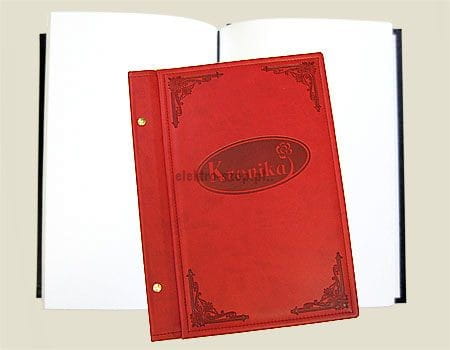 Kronika Warta - bordowy 100k. 255 mm x 345 mm (319-039)