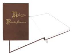 Kronika Warta księga pamiatkowa złocona - brązowy 144k. 220 mm x 307 mm (319-048)