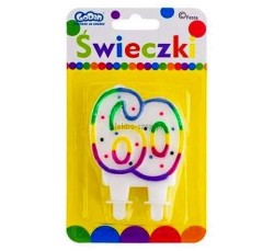 Świeczka urodzinowa Godan KROPECZKI URODZINOWE (PF-SCK60)