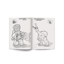 Książka dla dzieci Ameet LEGO? Jurassic World?. Kolorowanka z Naklejkami