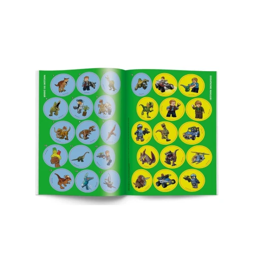 Książka dla dzieci Ameet LEGO? Jurassic World?. Kolorowanka z Naklejkami