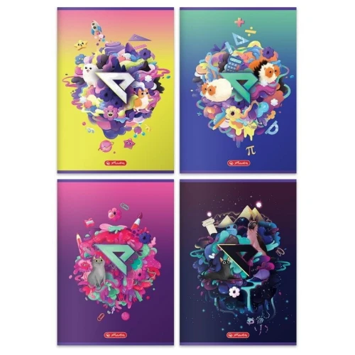 Zeszyt Herlitz Ekipa A4 60k. 70 g krata (9581703)