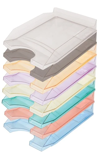 Szuflada na dokumenty Office Products - przezroczysty 254 mm x 60 mm x 346 mm (18016011-90)