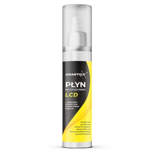 Płyn do ekranu Asarto LCD + ściereczka 125 ml (AS-AC106)