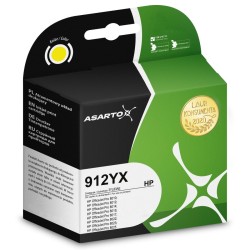 Tusz Asarto do HP 912YX | 3YL83AE | 10,5ml | yellow