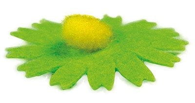 Ozdoba filcowa Titanum Craft-Fun Series kwiaty samoprzylepna (7534A)