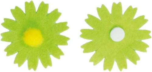 Ozdoba filcowa Titanum Craft-Fun Series kwiaty samoprzylepna (7534A)