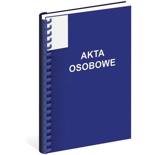 Teczka do akt osobowych Interdruk A4 - mix (TEAKOS03CZE)