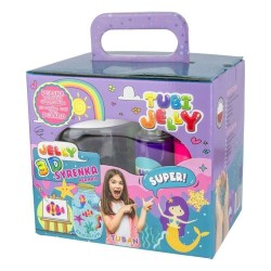Zestaw kreatywny Tuban TUBI JELLY 6 KOLORÓW + MAŁE AKWARIUM  SYRENKA (TU 3330)
