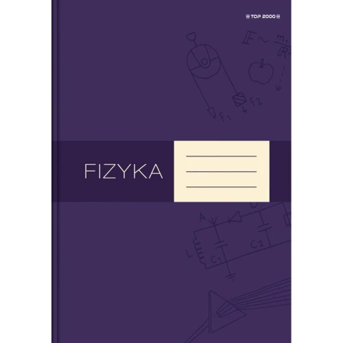 Brulion tematyczny TOP-2000 fizyka A5 80k. 70g krata 150mm x 210mm (400160623)