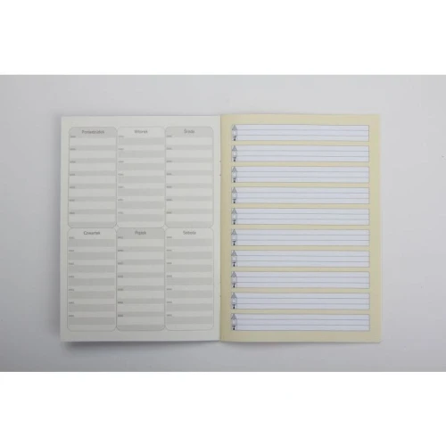 Zeszyt Rexus do nauki pisania 1 A5 16k. 80g linia (605428)