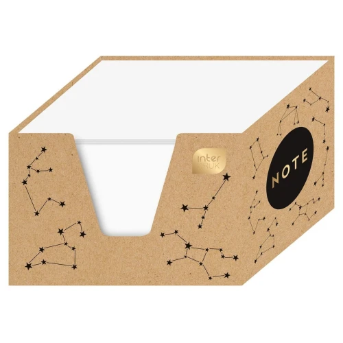 Kostka papierowa Interdruk 90mm x 90mm x 50mm (KOSPAPBKUBP)