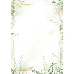 Papier ozdobny (wizytówkowy) Galeria Papieru łąka A4 100g