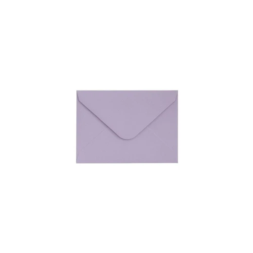 Koperta Galeria Papieru gładki lawendowy satynowany - lawendowy 70mm x 100mm (280434)