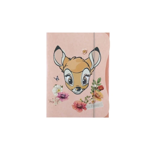 Teczka kartonowa na gumkę Beniamin z gumką Bambi A4 kolor: miks