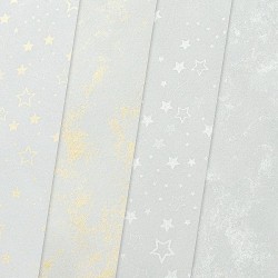 Papier ozdobny (wizytówkowy) Galeria Papieru Blask Gwiazd A4 - mix 200g (208928)