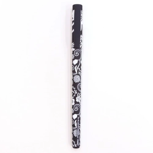 Długopis olejowy Vinson Fashion A71 KWIATY BLACK-WHITE