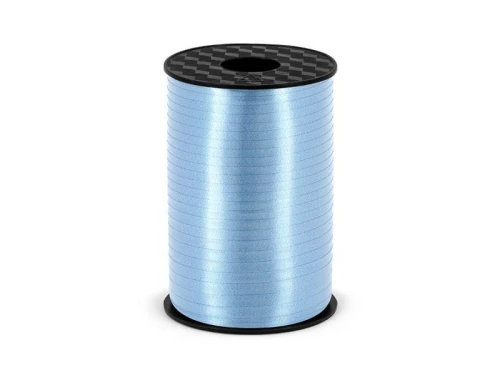 Wstążka Partydeco plastikowa błękitna, 5mm/225m 5mm (PRP5-011)