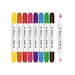 Marker do papieru Yn-teen, mix okrągła/ścięta końcówka