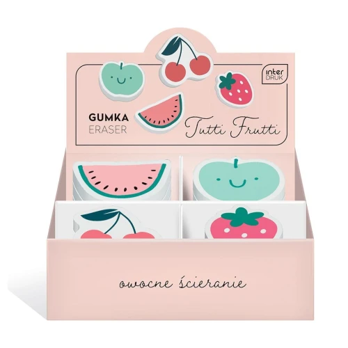 Gumka do mazania Interdruk TUTTI FRUTTI gumka (5902277312549)
