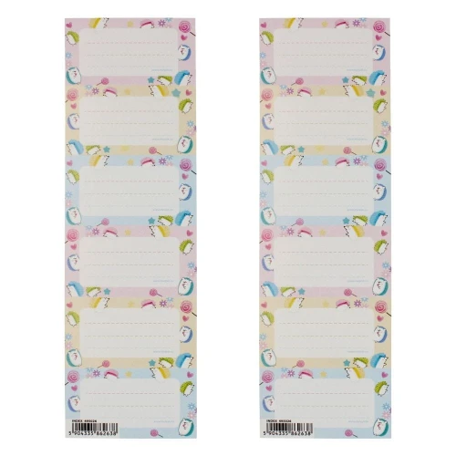 Naklejka na zeszyt Starpak Pastel 1 (495026)