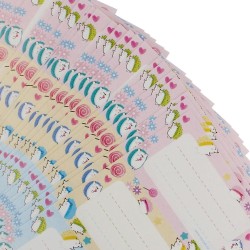 Naklejka na zeszyt Starpak Pastel 1 (495026)