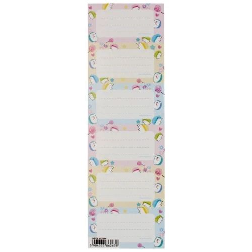 Naklejka na zeszyt Starpak Pastel 1 (495026)