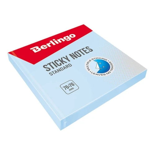 Notes samoprzylepny Berlingo niebieski 100k 76mm x 76mm (4260107473589)