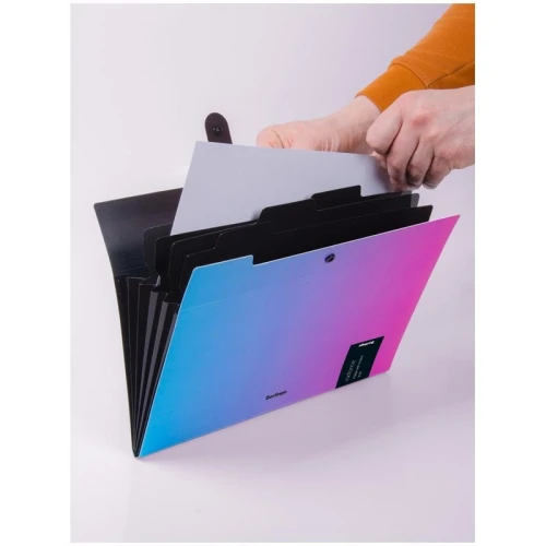 Teczka z przegródkami Berlingo Radiance A4 5 przegródek (4260709080215)