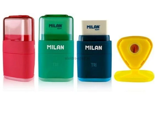 Temperówko-gumka Milan Tri mix (4700116)