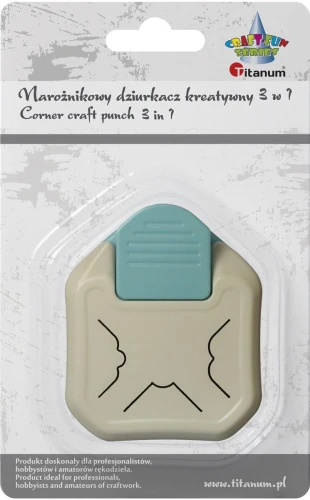 Dziurkacz ozdobny Craft-Fun Series Craft-Fun Series kreatywny narożny 3w1 (T-6630-2)