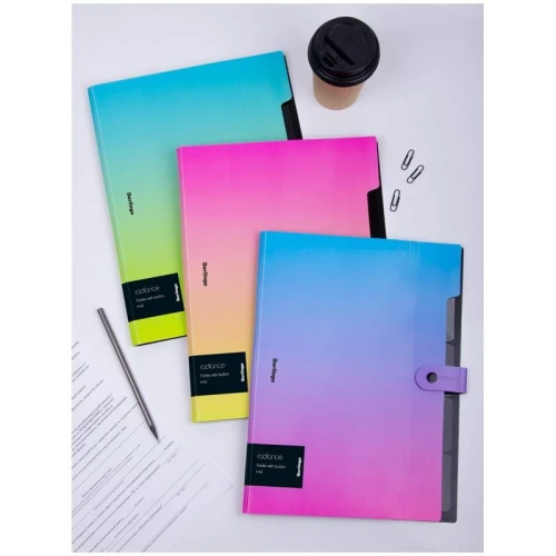 Teczka z przegródkami Berlingo Radiance A4 5 przegródek (4260709080246)