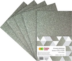 Arkusz piankowy Happy Color kolor: Srebrny 5 ark. 210mm x 297mm (HA 7132 2030-81)
