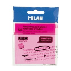 Notes samoprzylepny Milan różowy fluorescencyjny 50k 76mm x 76mm (411260850)